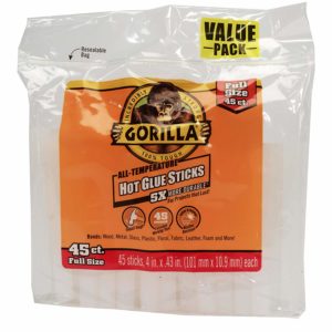 Gorilla Hot Glue Sticks, Full Size