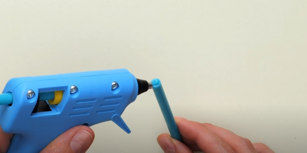 Hot Glue Gun in Action